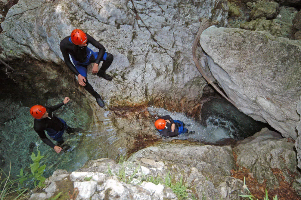 Slepica canyoning