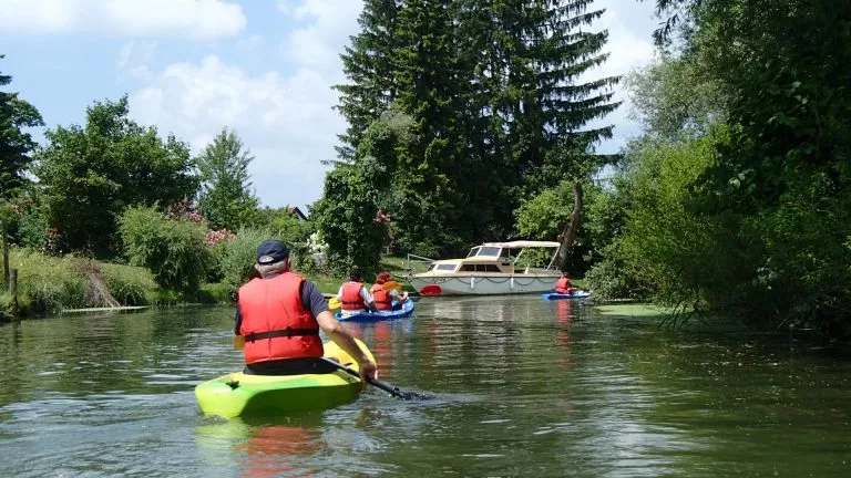 Kayak a Ljubljanica