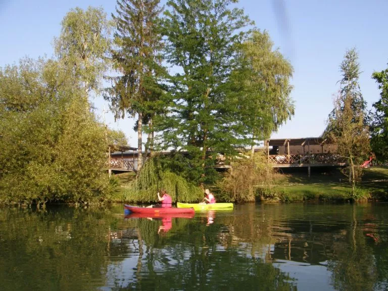 Kajakfahren auf dem Fluss Ljubljanica